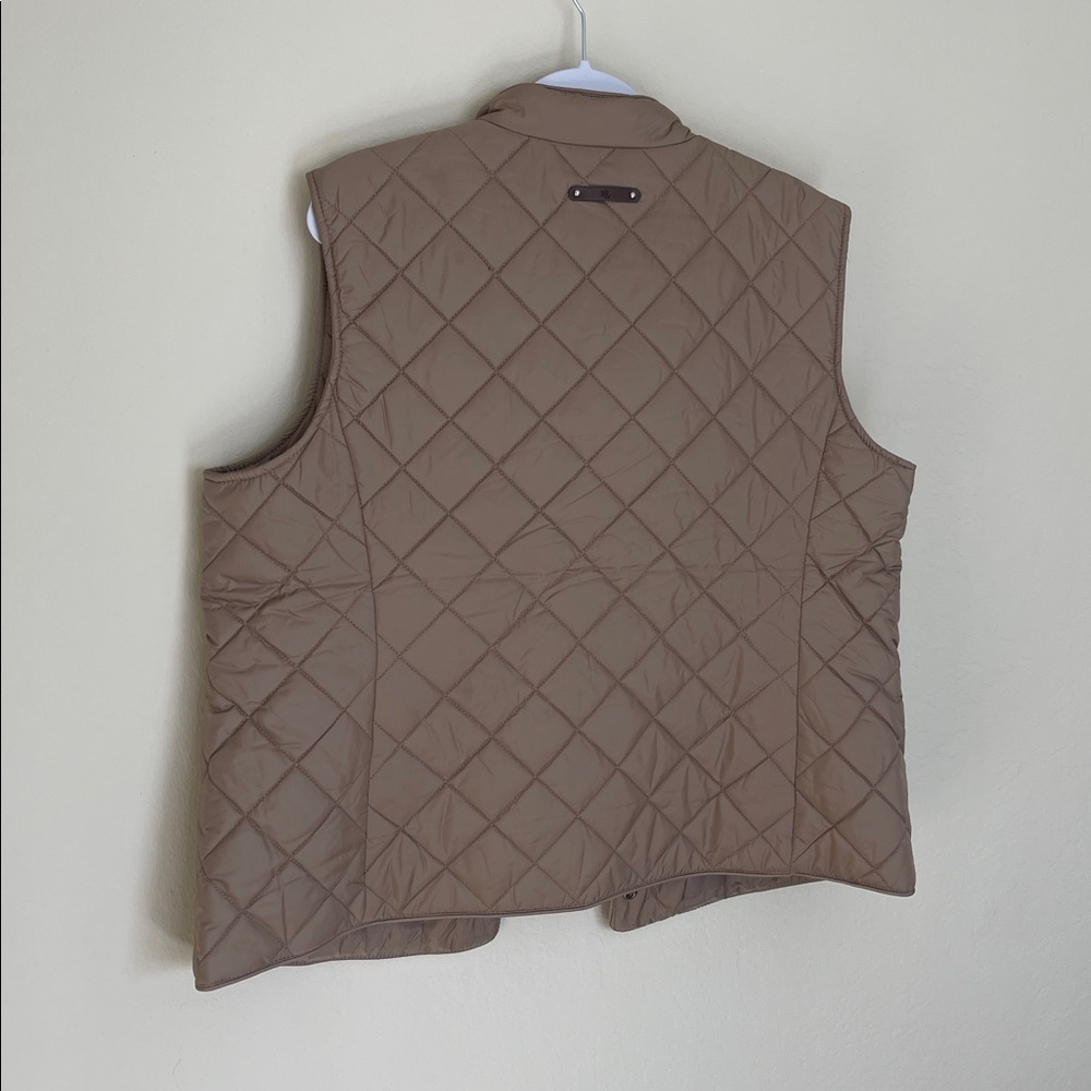 Ralph Lauren Quilted Beige Vest - Picture 8 of 8